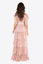 Isabella Lace-Tiered Gown