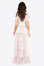 Isabella Lace-Tiered Gown