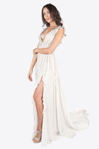 Nicola Ruffle Chiffon Gown
