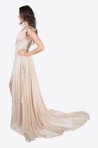 Nicola Ruffle Chiffon Gown