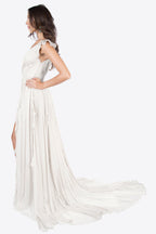 Nicola Ruffle Chiffon Gown