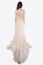 Nicola Ruffle Chiffon Gown