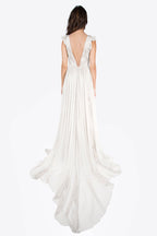 Nicola Ruffle Chiffon Gown