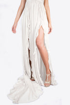 Nicola Ruffle Chiffon Gown